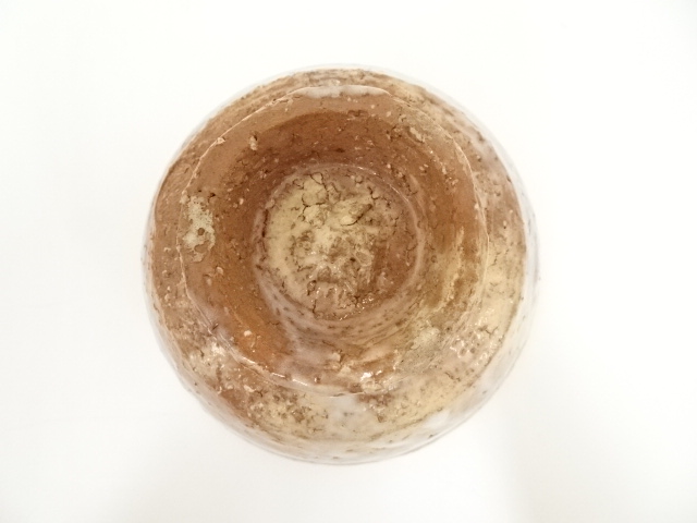 20998/☆玉村登陽 本窯 萩茶碗 萩焼 松林庵 陶印在